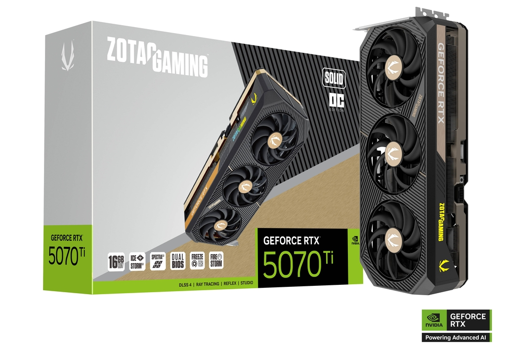ZOTAC GAMING GeForce RTX 5070 Ti OC 16GB GDDR7 Graphics Card ZOTAC GAMING GeForce RTX 5070 Ti OC 16GB GDDR7 Graphics Card